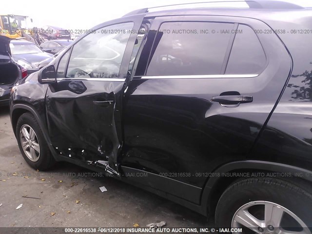 3GNCJLSB2JL173539 - 2018 CHEVROLET TRAX 1LT BLACK photo 6