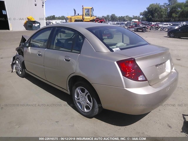 1G8AJ52F85Z137460 - 2005 SATURN ION LEVEL 2 金色 照片 3