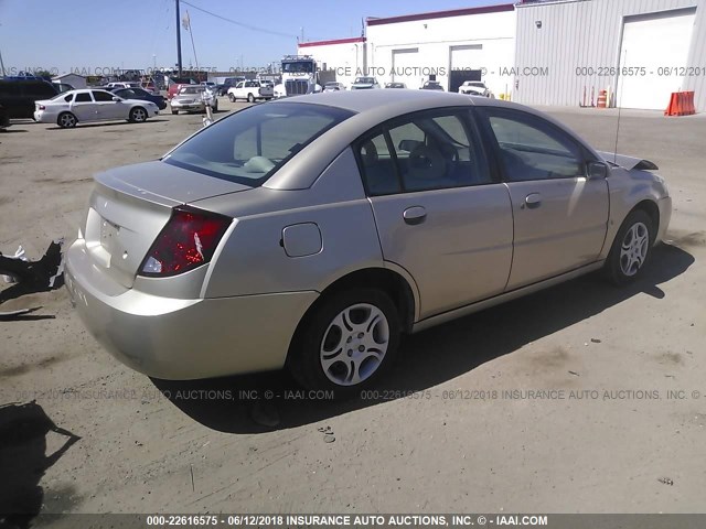 1G8AJ52F85Z137460 - 2005 SATURN ION LEVEL 2 金色 照片 4