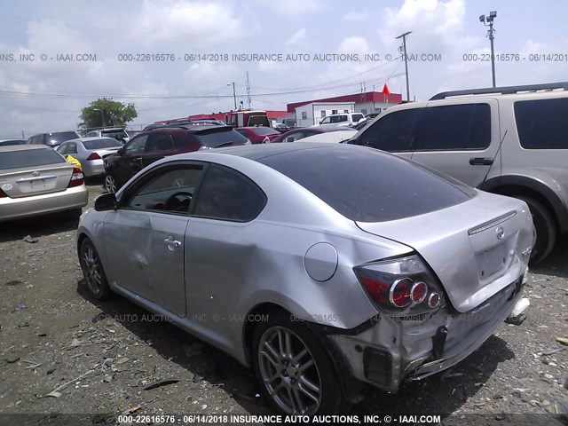 JTKDE167880232962 - 2008 TOYOTA SCION TC SILVER photo 3