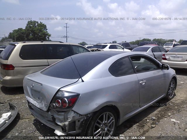 JTKDE167880232962 - 2008 TOYOTA SCION TC 银色 照片 4