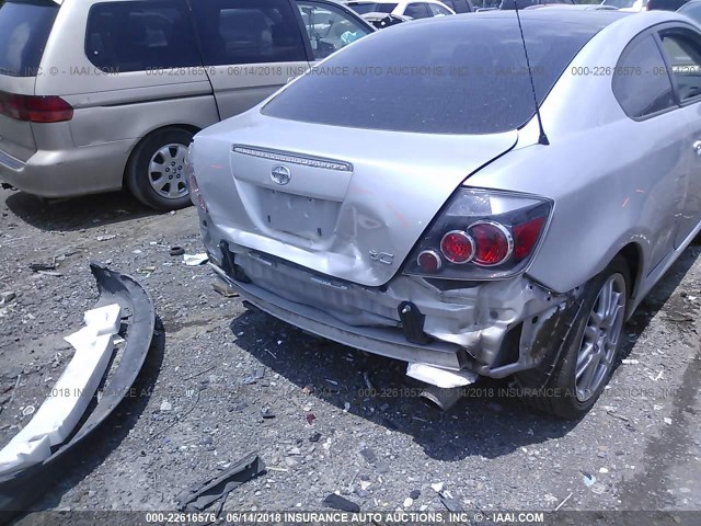 JTKDE167880232962 - 2008 TOYOTA SCION TC SILVER photo 6