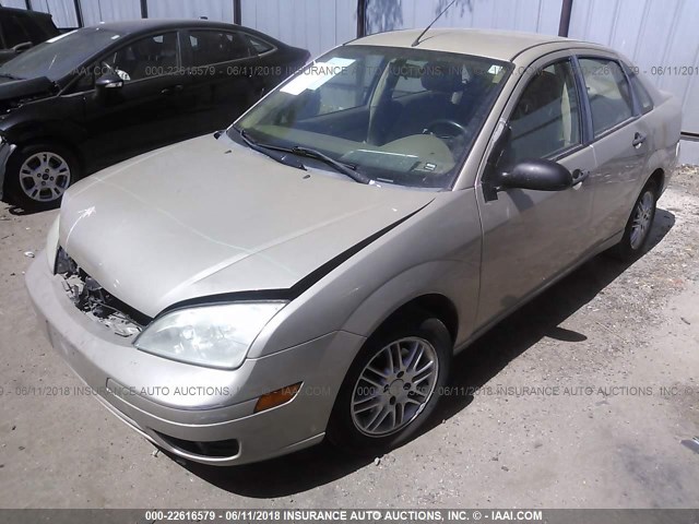 1FAHP34N47W195104 - 2007 FORD FOCUS ZX4/S/SE/SES ბეჟი ფოტო 2