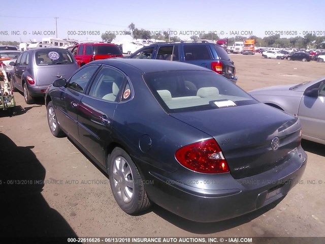 2G4WC582461178751 - 2006 BUICK LACROSSE CX BLUE photo 3