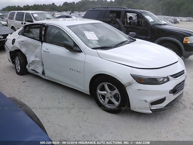 1G1ZB5ST2GF328493 - 2016 CHEVROLET MALIBU LS თეთრი ფოტო 1