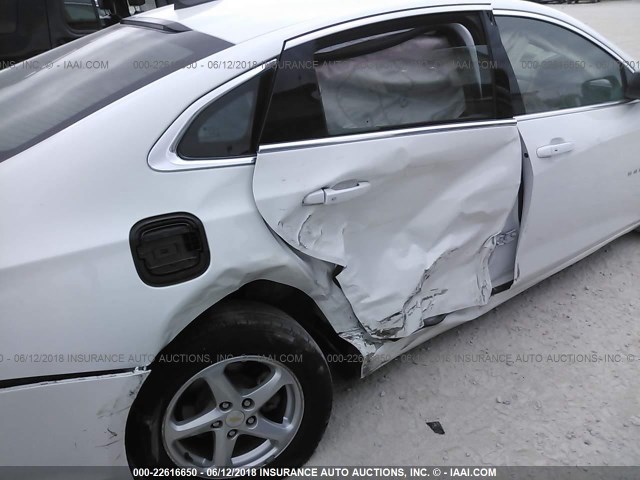 1G1ZB5ST2GF328493 - 2016 CHEVROLET MALIBU LS თეთრი ფოტო 6