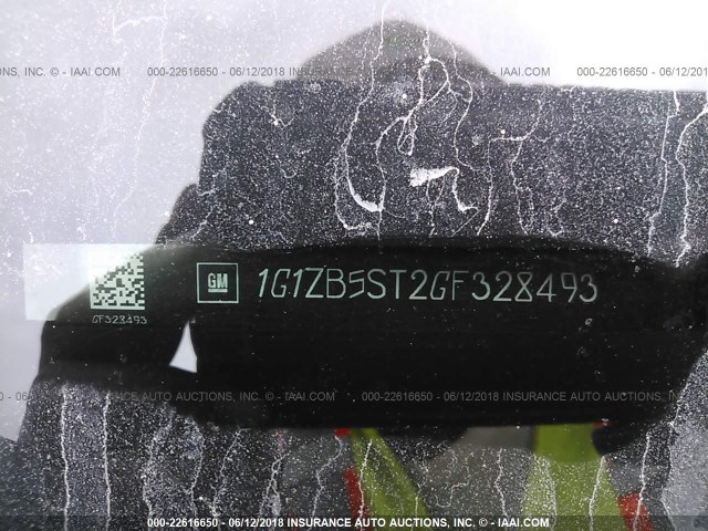 1G1ZB5ST2GF328493 - 2016 CHEVROLET MALIBU LS თეთრი ფოტო 9