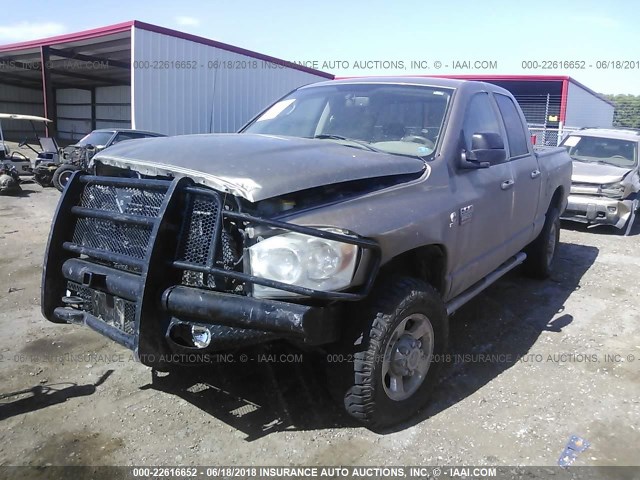 3D7KS28A98G108996 - 2008 DODGE RAM 2500 ST/SLT TAN photo 2