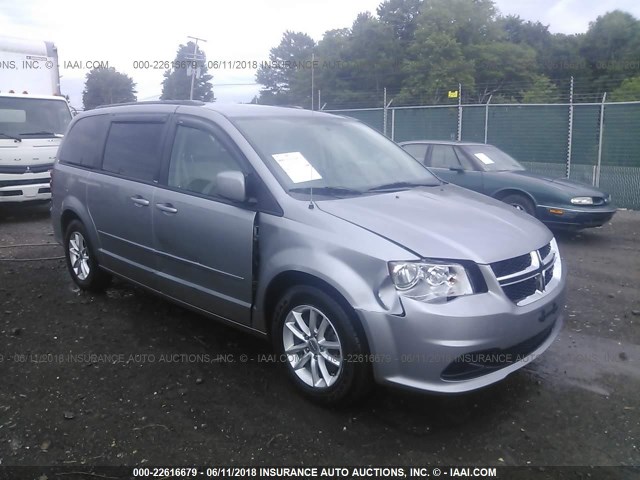 2C4RDGCG8DR719599 - 2013 DODGE GRAND CARAVAN SXT GRAY photo 1