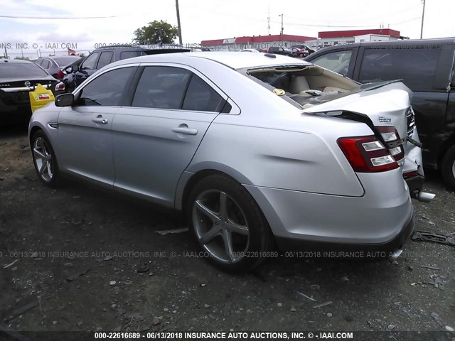 1FAHP2D89DG104810 - 2013 FORD TAURUS SILVER photo 3