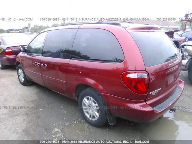 2D4GP24R95R308492 - 2005 DODGE GRAND CARAVAN SE RED photo 3