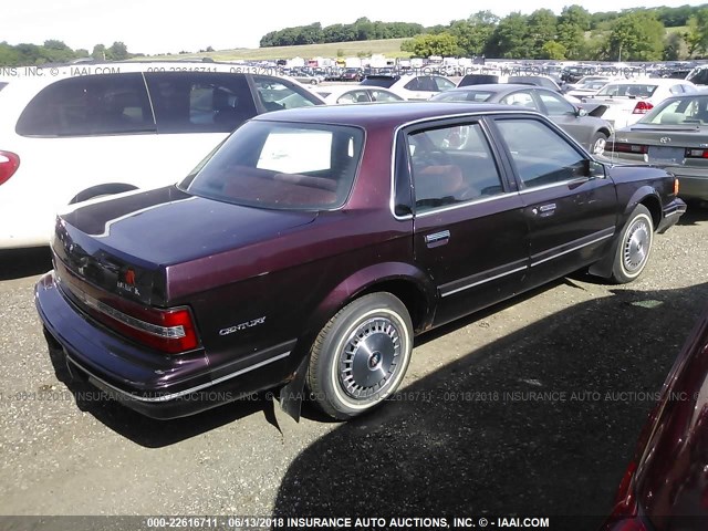 1G4AG55M0R6494648 - 1994 BUICK CENTURY SPECIAL BURGUNDY photo 4