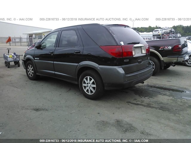 3G5DA03E43S583845 - 2003 BUICK RENDEZVOUS CX/CXL BLACK photo 3