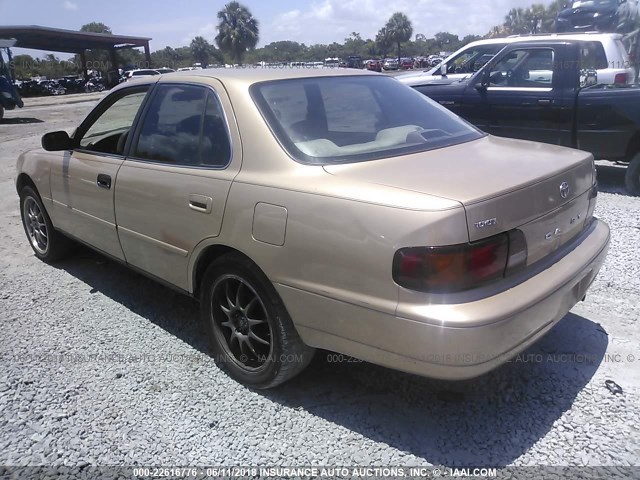 JT2BG12K8T0343399 - 1996 TOYOTA CAMRY DX/LE/XLE GOLD photo 3