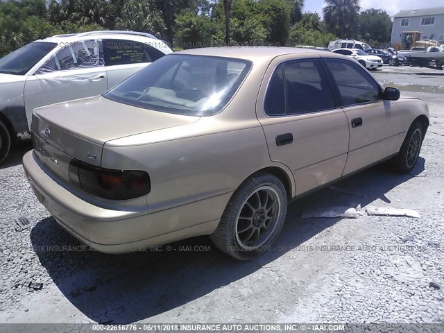 JT2BG12K8T0343399 - 1996 TOYOTA CAMRY DX/LE/XLE GOLD photo 4