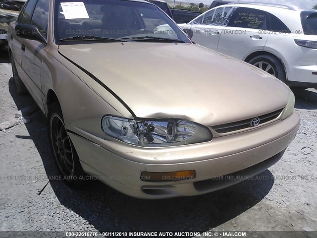JT2BG12K8T0343399 - 1996 TOYOTA CAMRY DX/LE/XLE GOLD photo 6