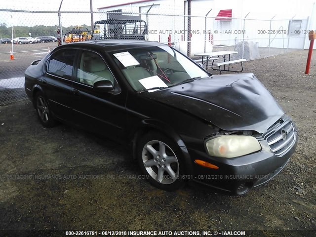 JN1DA31D02T432268 - 2002 NISSAN MAXIMA GLE/GXE/SE GRAY photo 1