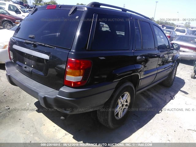 1J4GW48S24C156808 - 2004 JEEP GRAND CHEROKEE LAREDO/COLUMBIA/FREEDOM 黑色 照片 4
