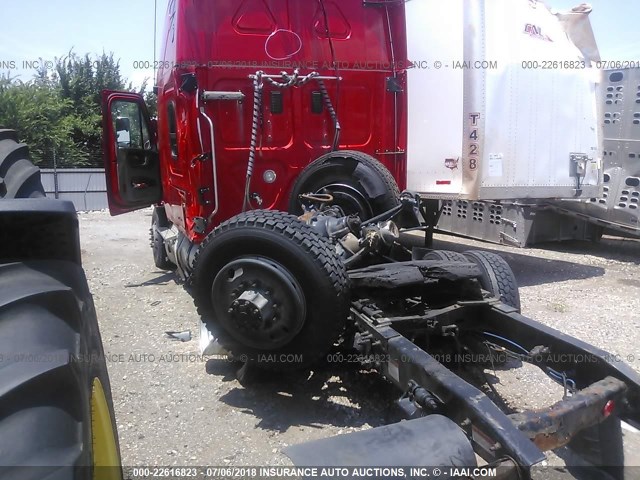 1FUJGLDR5DSFB0856 - 2013 FREIGHTLINER CASCADIA 125  RED photo 3