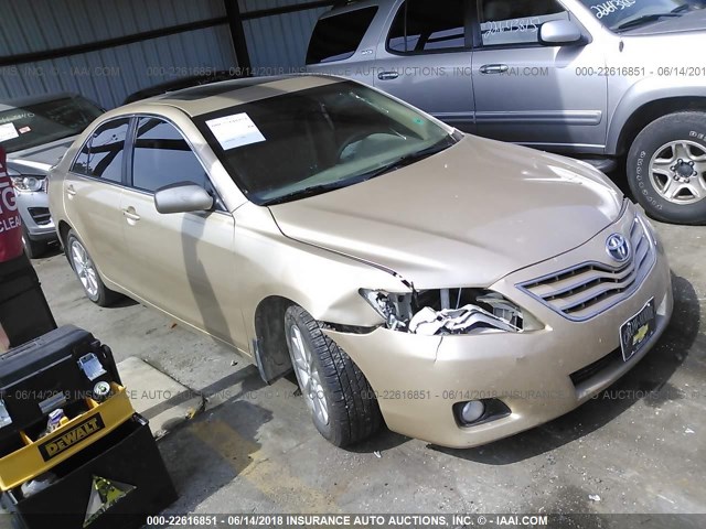 4T1BK3EK9BU119476 - 2011 TOYOTA CAMRY SE/LE/XLE ოქროსფერი ფოტო 1