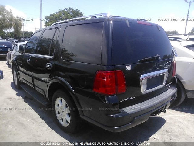 5LMFU27R13LJ44702 - 2003 LINCOLN NAVIGATOR BLACK photo 3