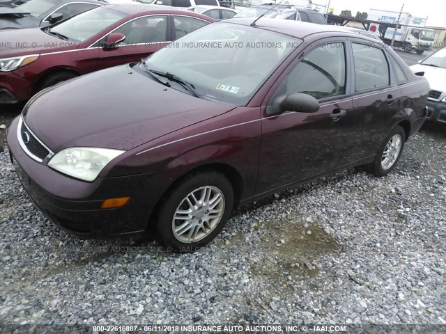 1FAFP34N77W208239 - 2007 FORD FOCUS ZX4/S/SE/SES 栗色 照片 2