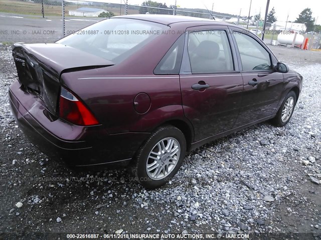 1FAFP34N77W208239 - 2007 FORD FOCUS ZX4/S/SE/SES 栗色 照片 4