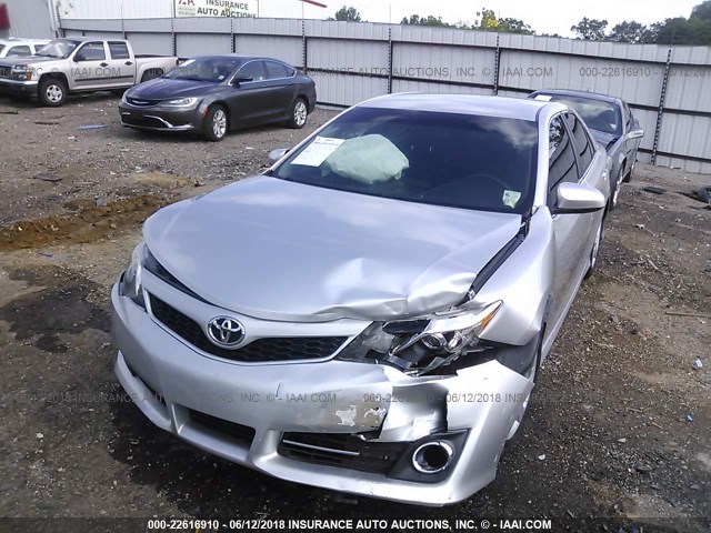 4T1BF1FK8CU083420 - 2012 TOYOTA CAMRY SE/LE/XLE SILVER photo 6