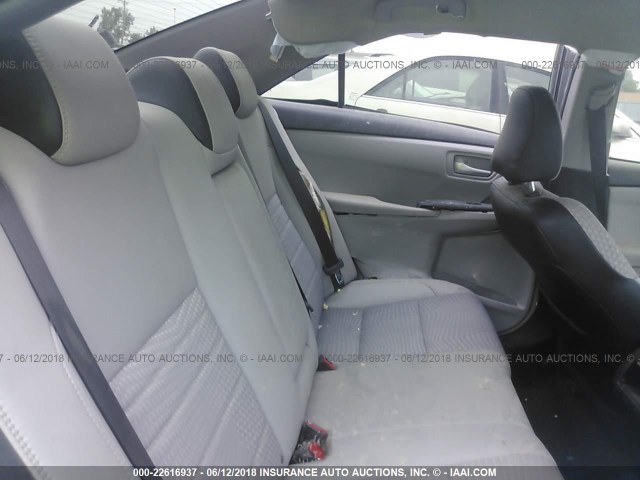 4T1BF1FK0FU037567 - 2015 TOYOTA CAMRY LE/XLE/SE/XSE GRAY photo 8
