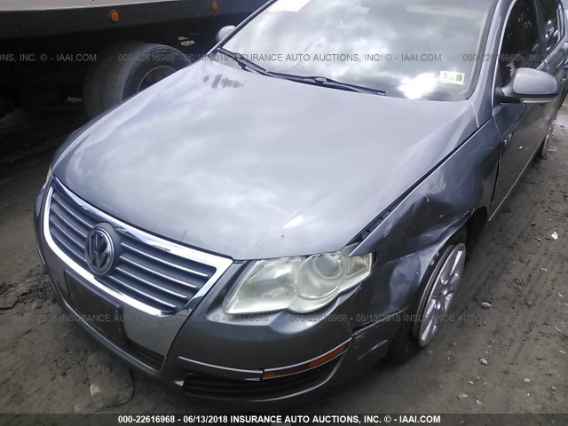 WVWGK93C17E206752 - 2007 VOLKSWAGEN PASSAT 2.0T BLUE photo 6