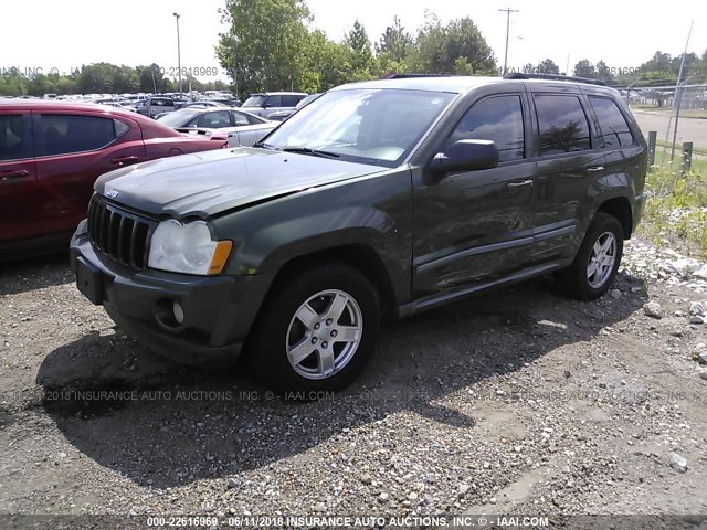 1J8GR48K67C588053 - 2007 JEEP GRAND CHEROKEE LAREDO/COLUMBIA/FREEDOM 绿色 照片 2