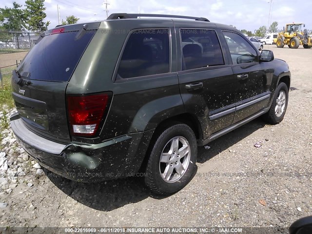 1J8GR48K67C588053 - 2007 JEEP GRAND CHEROKEE LAREDO/COLUMBIA/FREEDOM 绿色 照片 4