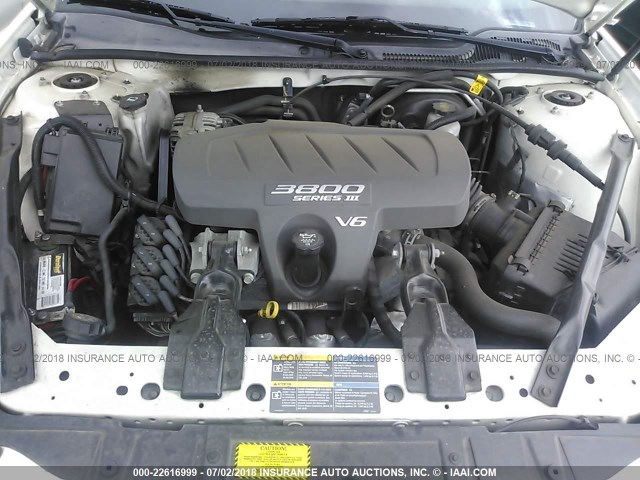 2G2WP522751312625 - 2005 PONTIAC GRAND PRIX 白色 照片 10