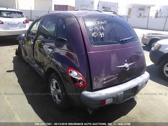 3C4FY48B72T306389 - 2002 CHRYSLER PT CRUISER CLASSIC 紫色 照片 3
