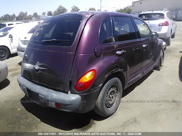 3C4FY48B72T306389 - 2002 CHRYSLER PT CRUISER CLASSIC PURPLE photo 4