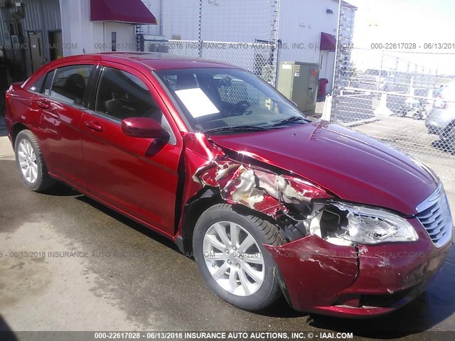 1C3CCBBG6CN272252 - 2012 CHRYSLER 200 TOURING MAROON photo 6