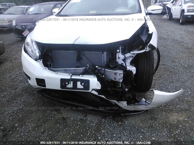 5N1AZ2MH0GN154996 - 2016 NISSAN MURANO S/SL/SV/PLATINUM WHITE photo 6