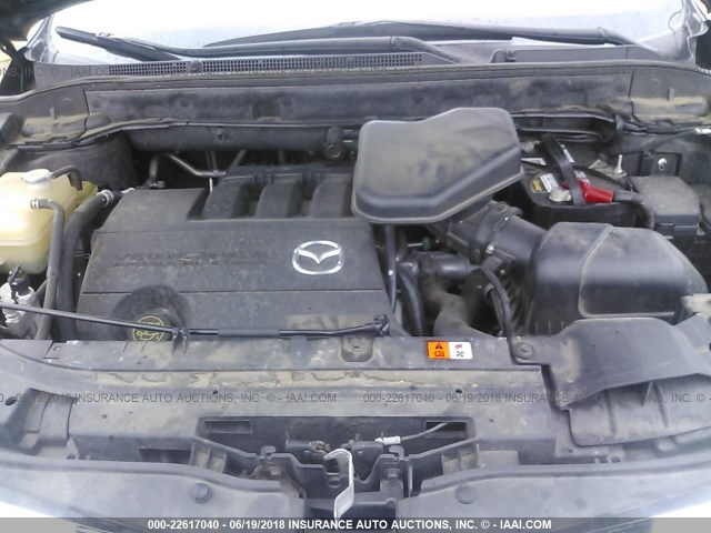 JM3TB2CA2C0353634 - 2012 MAZDA CX-9 BLACK photo 10
