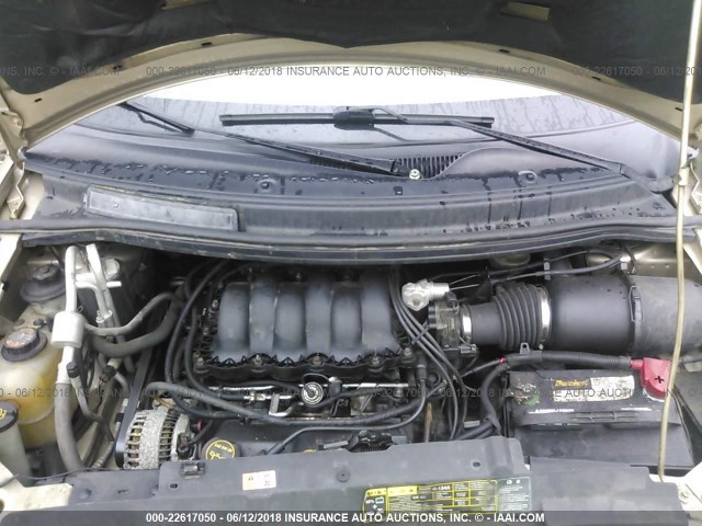 2FMDA51471BA37992 - 2001 FORD WINDSTAR LX TAN photo 10