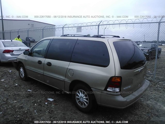 2FMDA51471BA37992 - 2001 FORD WINDSTAR LX TAN photo 3