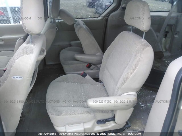 2FMDA51471BA37992 - 2001 FORD WINDSTAR LX TAN photo 8