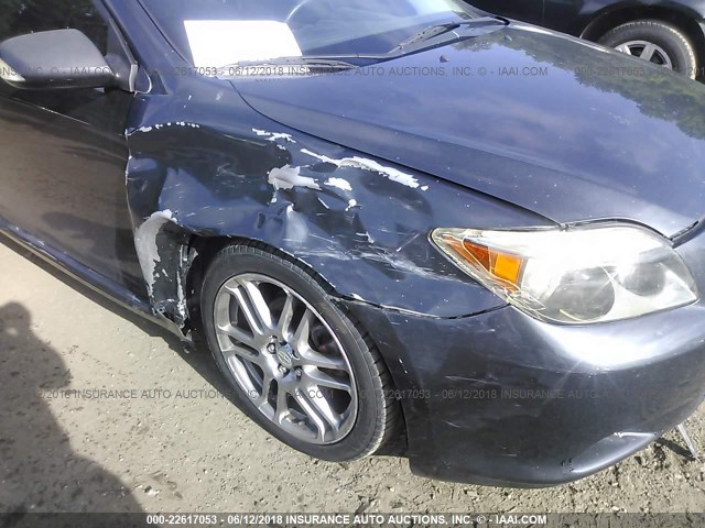 JTKDE177360135261 - 2006 TOYOTA SCION TC 灰色 照片 6