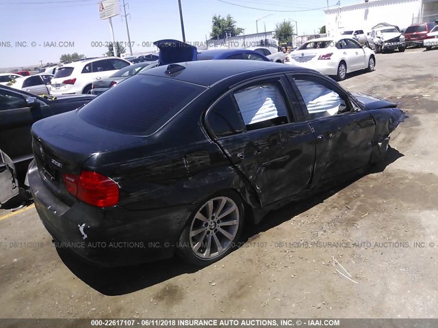 WBAPH5C58BA442000 - 2011 BMW 328 I SULEV BLACK photo 4