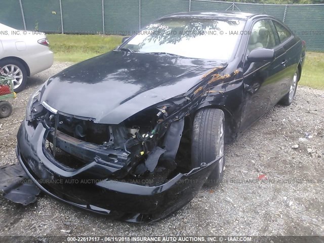 4T1CA38P25U058524 - 2005 TOYOTA CAMRY SOLARA SE/SLE BLACK photo 6