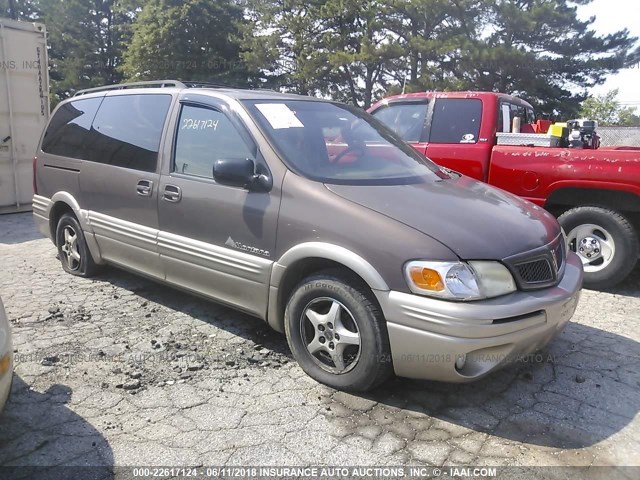 1GMDX03EX1D111603 - 2001 PONTIAC MONTANA GRAY photo 1