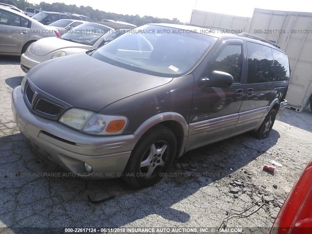 1GMDX03EX1D111603 - 2001 PONTIAC MONTANA GRAY photo 2