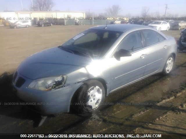 1G2ZF57B484275289 - 2008 PONTIAC G6 VALUE LEADER/BASE GRAY photo 2