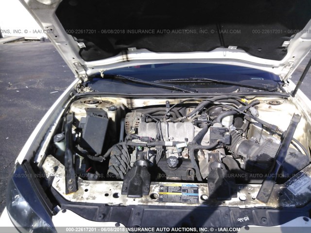 2G2WP552871195233 - 2007 PONTIAC GRAND PRIX WHITE photo 10