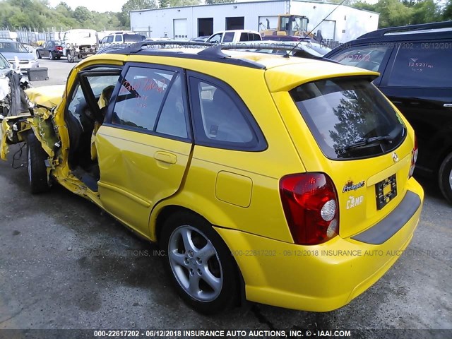 JM1BJ245121531616 - 2002 MAZDA PROTEGE PR5 黄色 照片 3