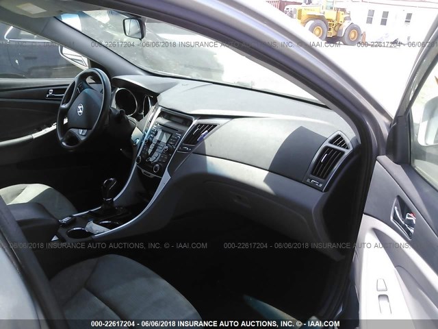 KMHEC4A42BA007191 - 2011 HYUNDAI SONATA HYBRID GRAY photo 5